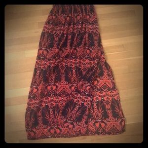 Francesca’s print skirt